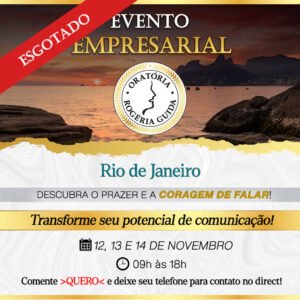 12, 13 e 14 novembro empresarial esgotado